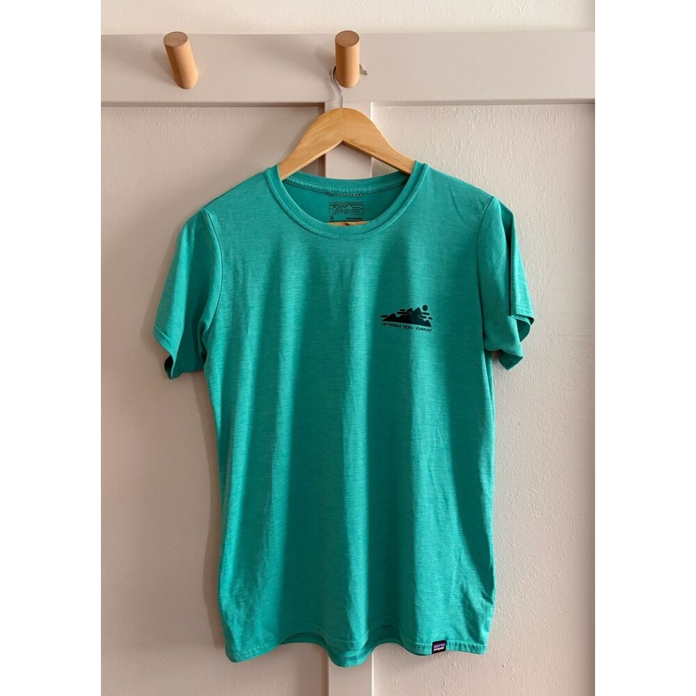 Patagonia Capilene Cool Daily Graphic T-Shirt Women M Short Sleeve Tee
